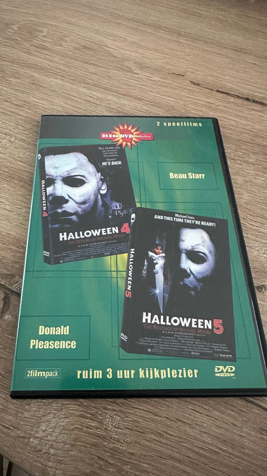 Halloween 4 & 5 DVD - Big DVD Collection, Cd's en Dvd's, Dvd's | Horror, Gebruikt, Slasher, Vanaf 16 jaar, Ophalen of Verzenden