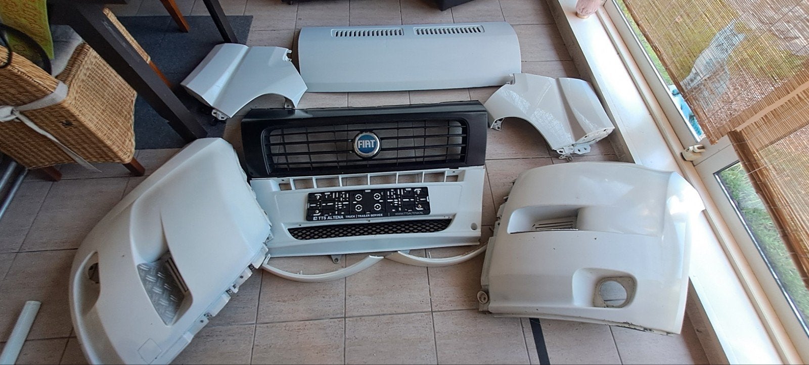 Voorfront  voor camper FiatDucato250, Ophalen, Voor, Bumper