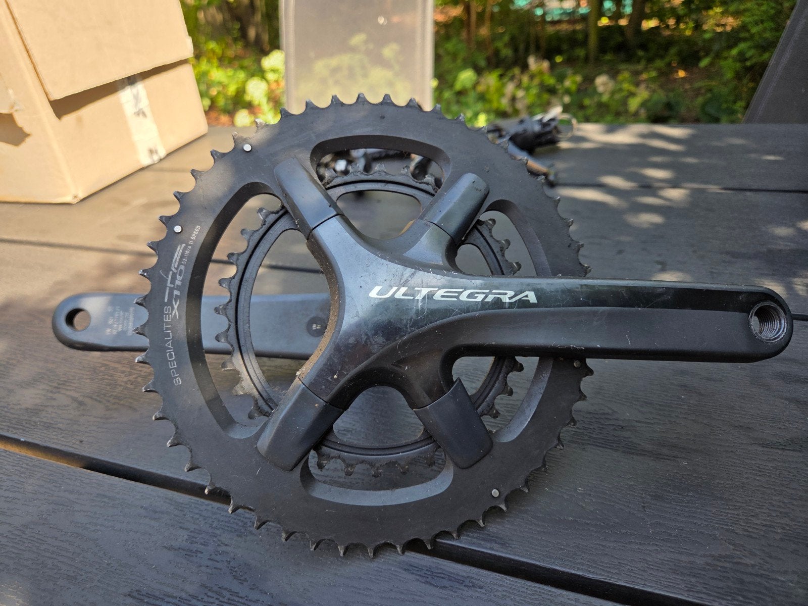 Shimano Ultegra FC-6800 Crankstel 175mm, Crankstel of Pedalen, Gebruikt, Shimano Ultegra, Ophalen of Verzenden