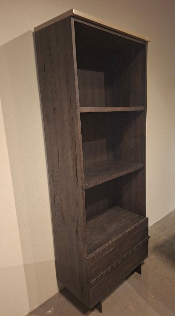 Samos boekenkast Tower Living nu eenmalig €399,-, Eikenhout, Nieuw, 150 tot 200 cm, 25 tot 50 cm