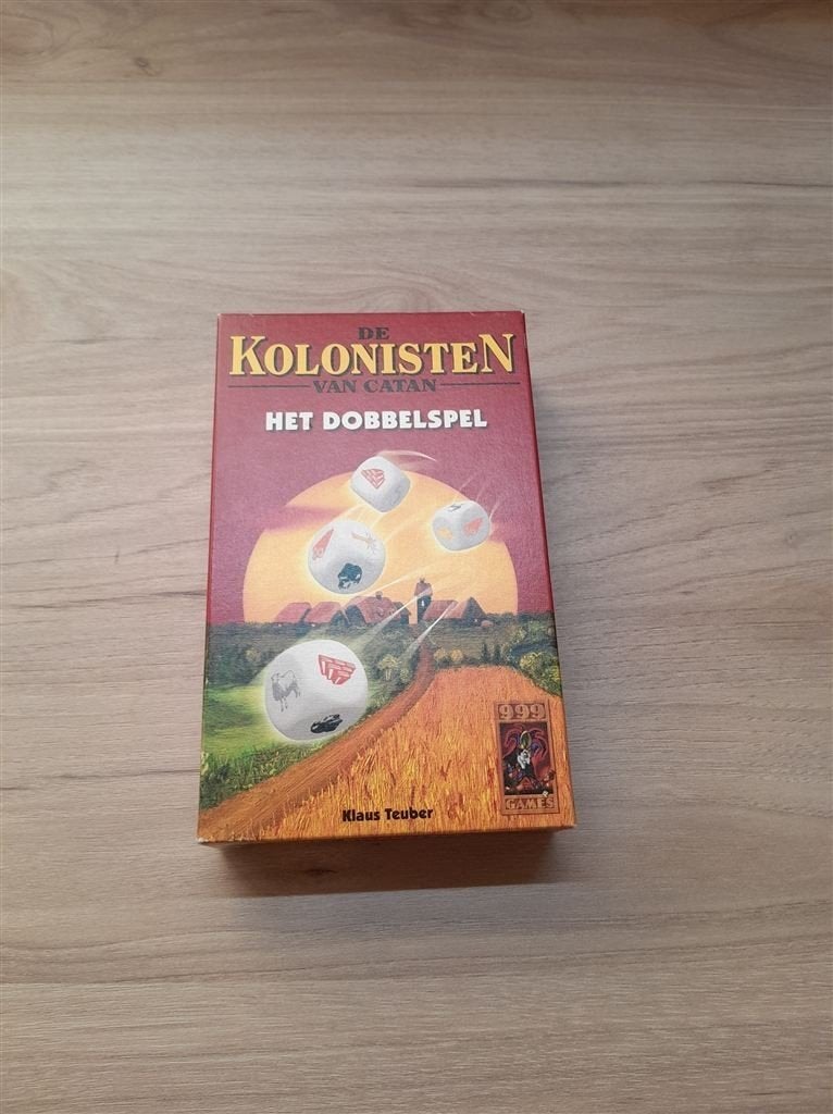 De kolonisten van Catan - het dobbelspel - s3791, Hobby en Vrije tijd, Gezelschapsspellen | Bordspellen, Verzenden, Zo goed als nieuw