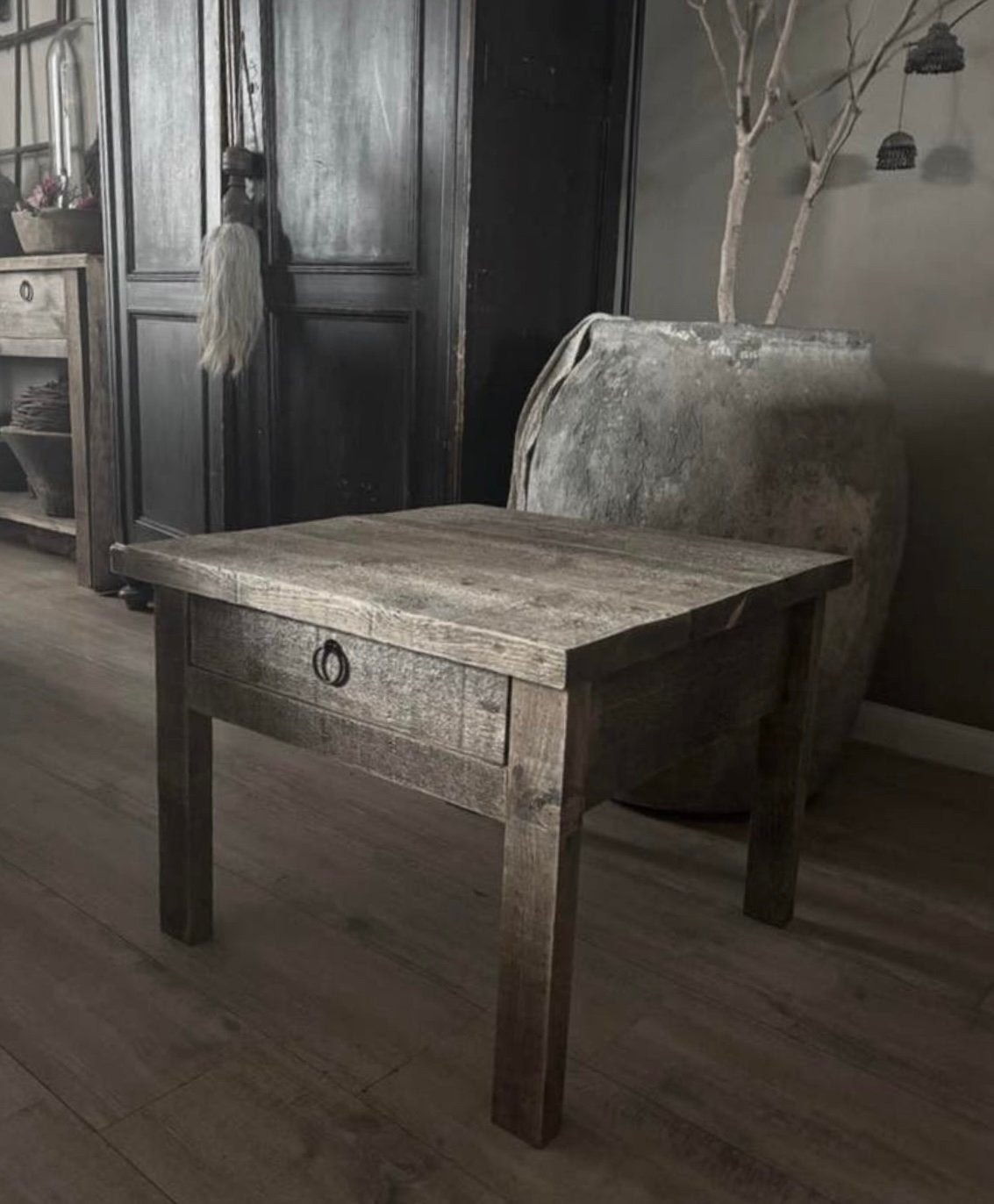~Stoer Sober Landelijk Houten Bijzettafel/Salontafel~, Ophalen of Verzenden, Nieuw