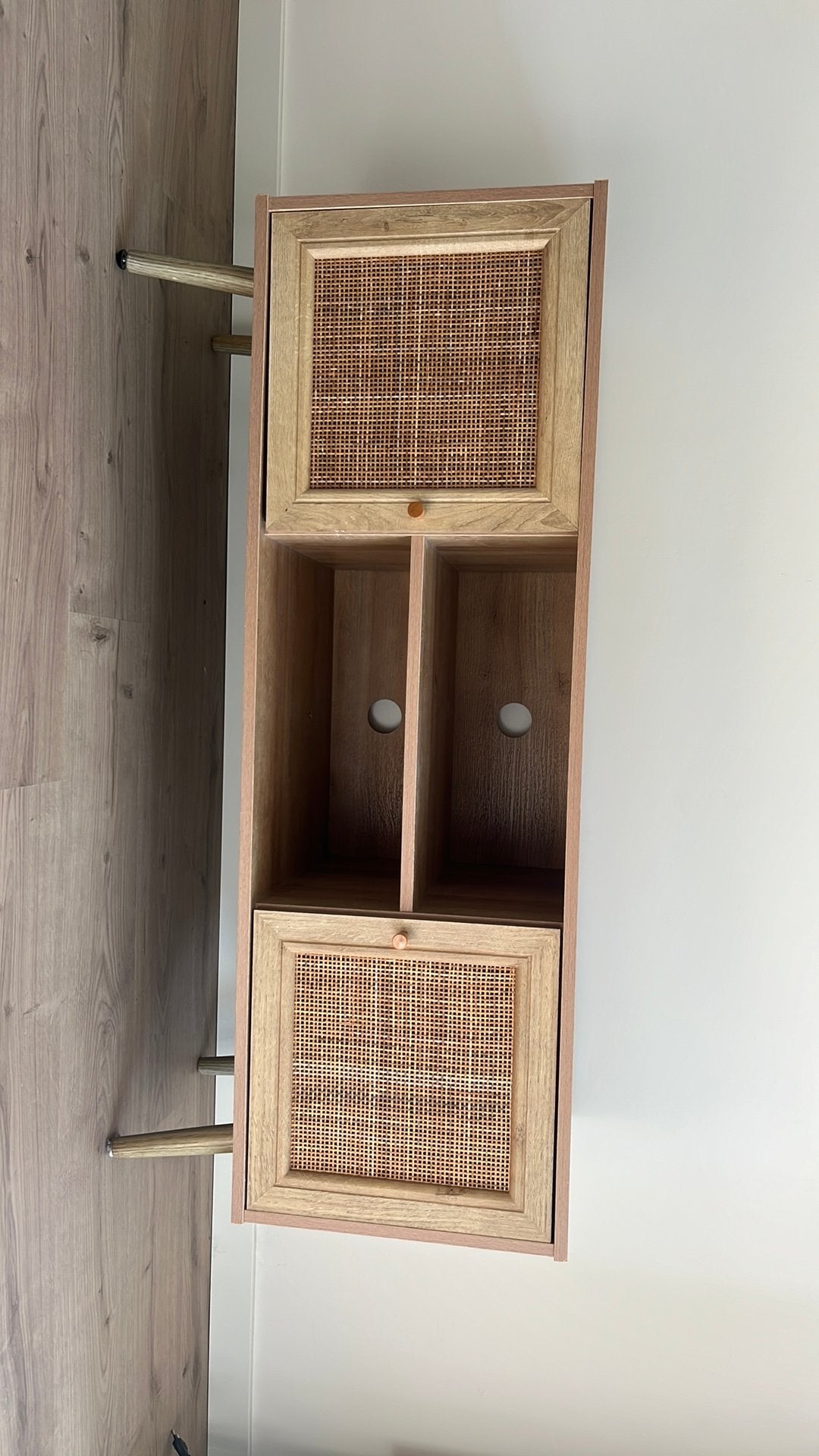 Rotan TV meubel, Huis en Inrichting, Ophalen, Zo goed als nieuw, Minder dan 150 cm, Minder dan 100 cm