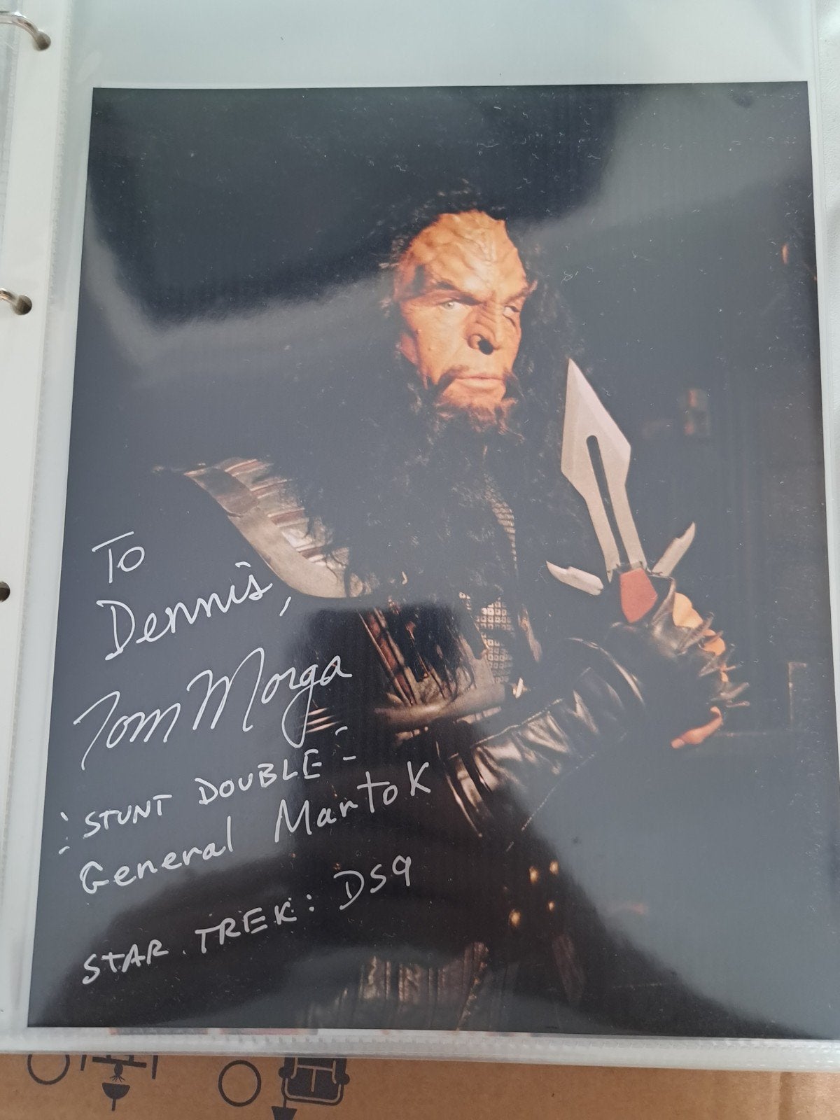 Gesigneerde foto's van beroemdheden, 1980 tot heden, Foto, Ophalen of Verzenden, Zo goed als nieuw