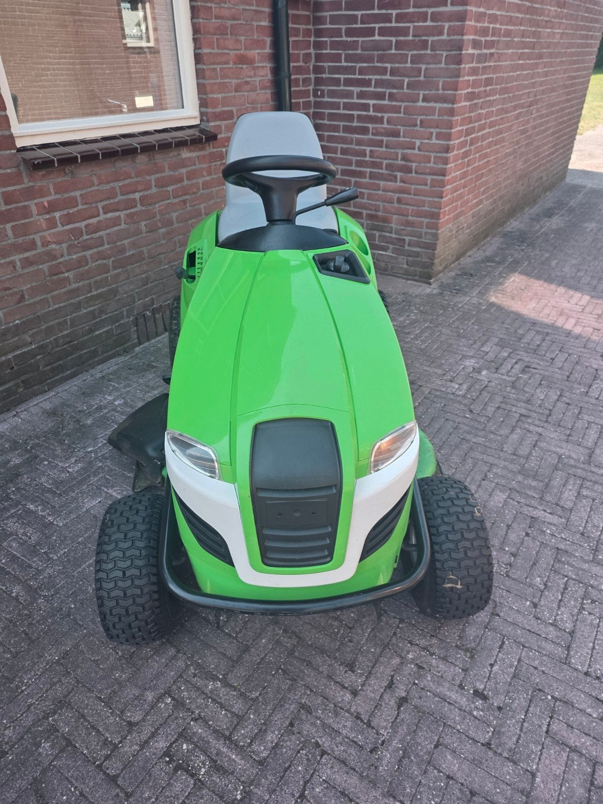 Viking Zitmaaier 17.5 PK B&S Automaat - Maaiklaar 2020, Ophalen of Verzenden, Gebruikt, 50 cm of meer, Mulchfunctie