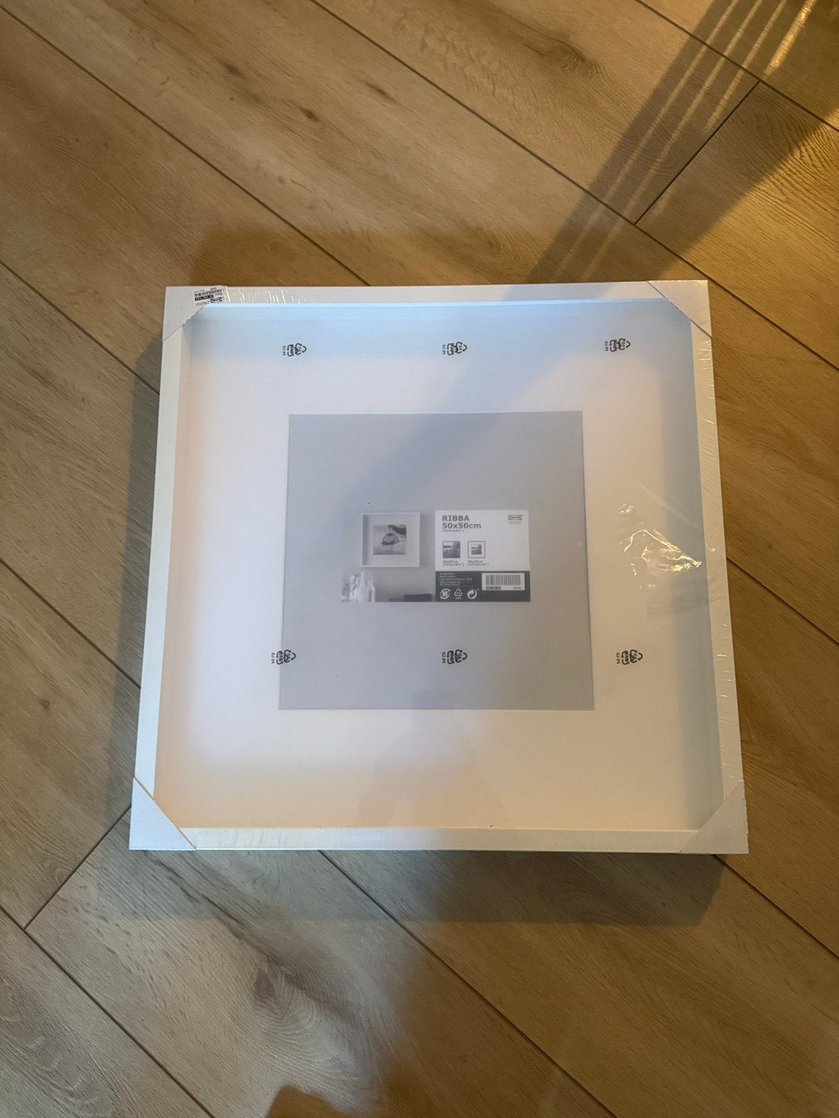IKEA RIBBA Fotolijst 50x50 cm - Wit, Ophalen, Nieuw, Fotolijst, Wit