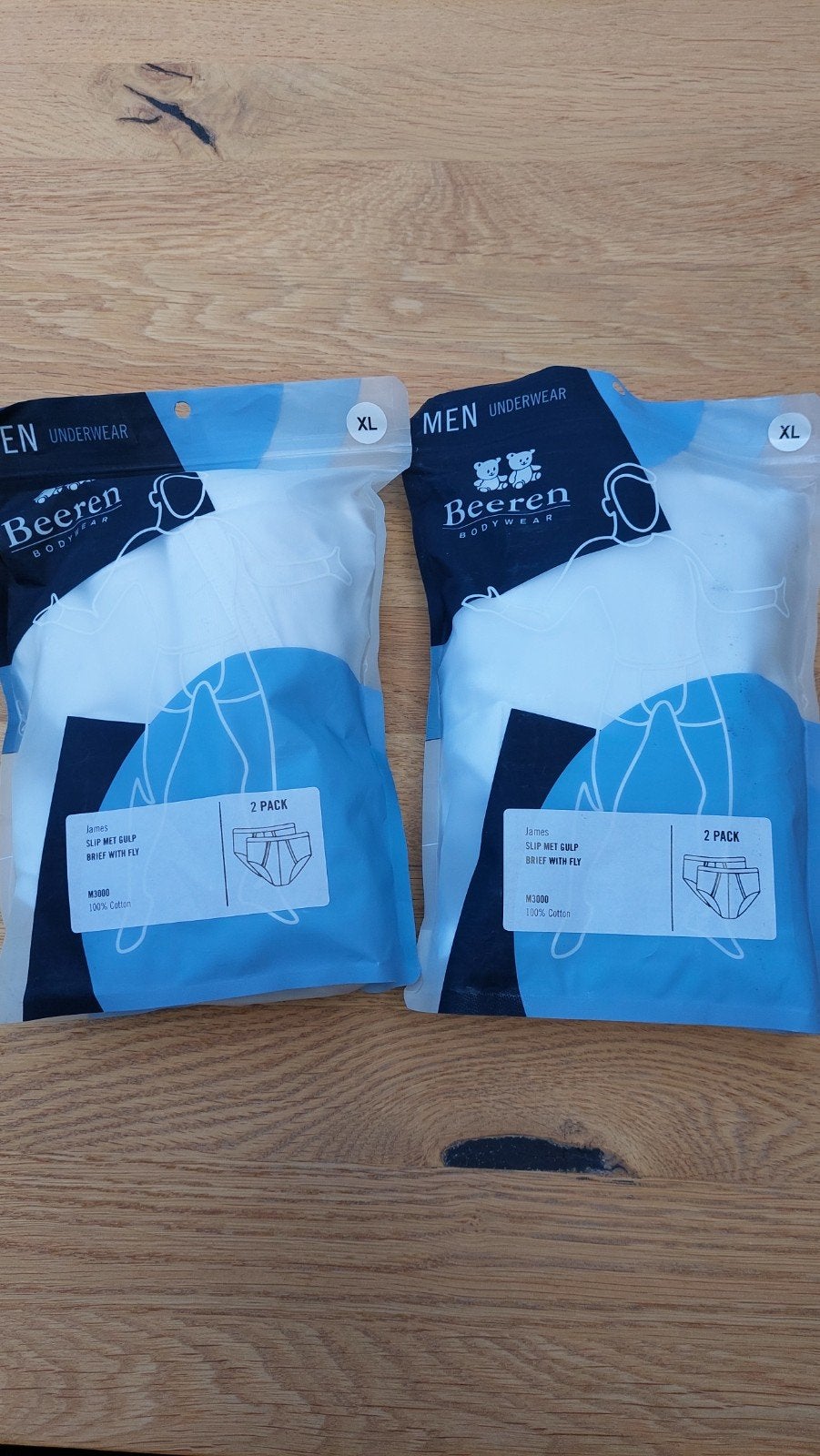 Nieuw Beeren Bodywear Heren Slip met Gulp - 2-pack ,wit,XL, Ophalen, Wit, Beeren Bodywear, Slip