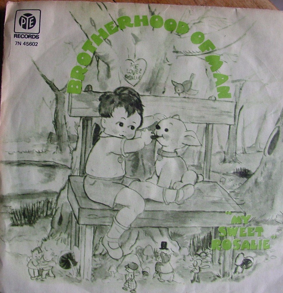 45T 7INCH VINYL SINGLE BROTHERHOOD OF MAN, Ophalen of Verzenden, Zo goed als nieuw, Pop
