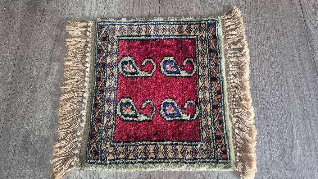 Perzische tafelkleedje  (7), Gebruikt, Ophalen of Verzenden, Wol, Handgemaakt