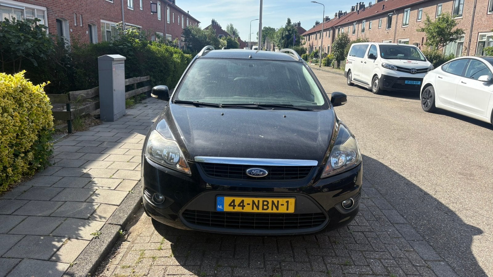 Ford Focus 1.6 16V 100PK 2010 Zwart, Auto's, Ford, 1596 cc, 15 km/l, 4 cilinders, 635 kg