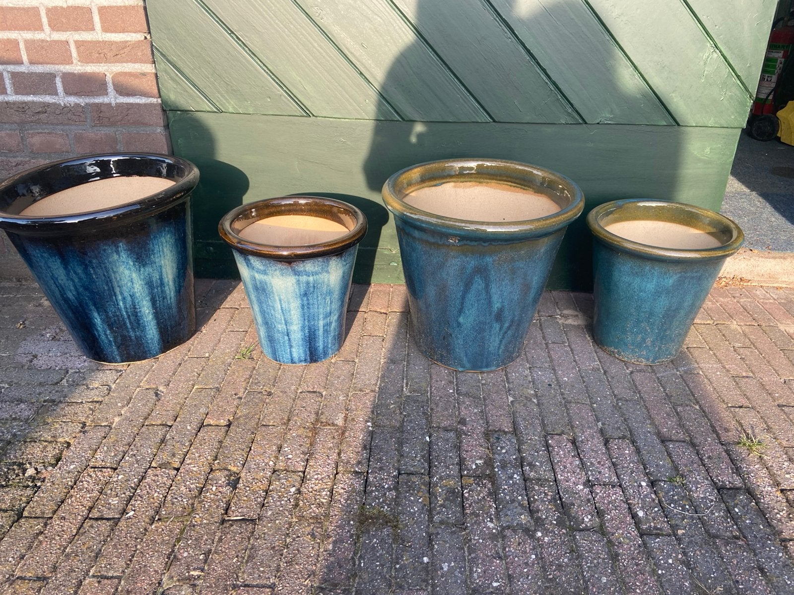Bloempotten, Tuin en Terras, Ophalen, Steen, Minder dan 30 cm, Rond