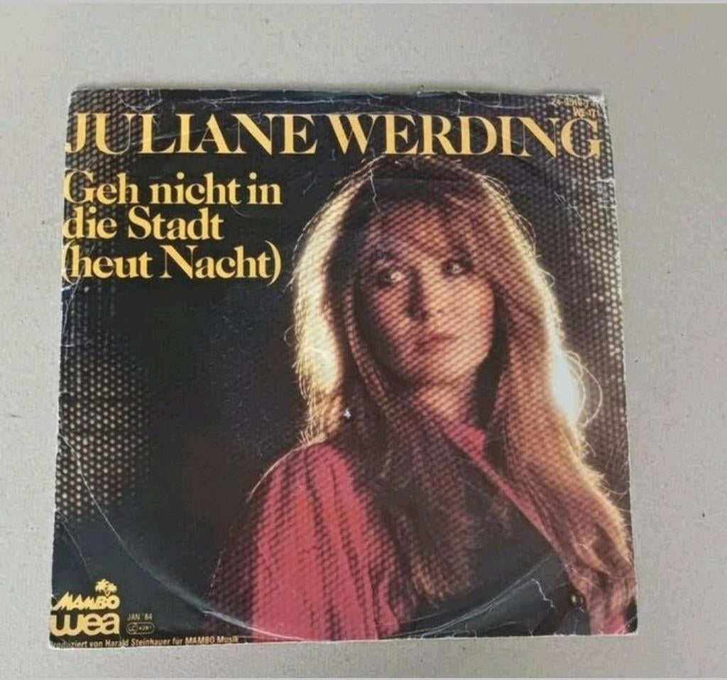 Juliane Werding  - Gereserveerd, Beschermende buitenhoes, Ophalen of Verzenden, Gebruikt, Pop