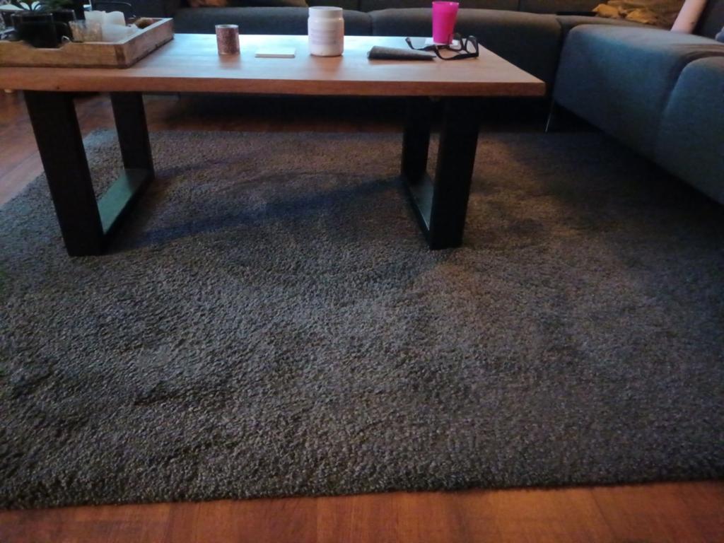 Mooi grijs laagpolig vloerkleed in nette staat 170x240cm., Gebruikt, 200 cm of meer, Ophalen of Verzenden, Grijs