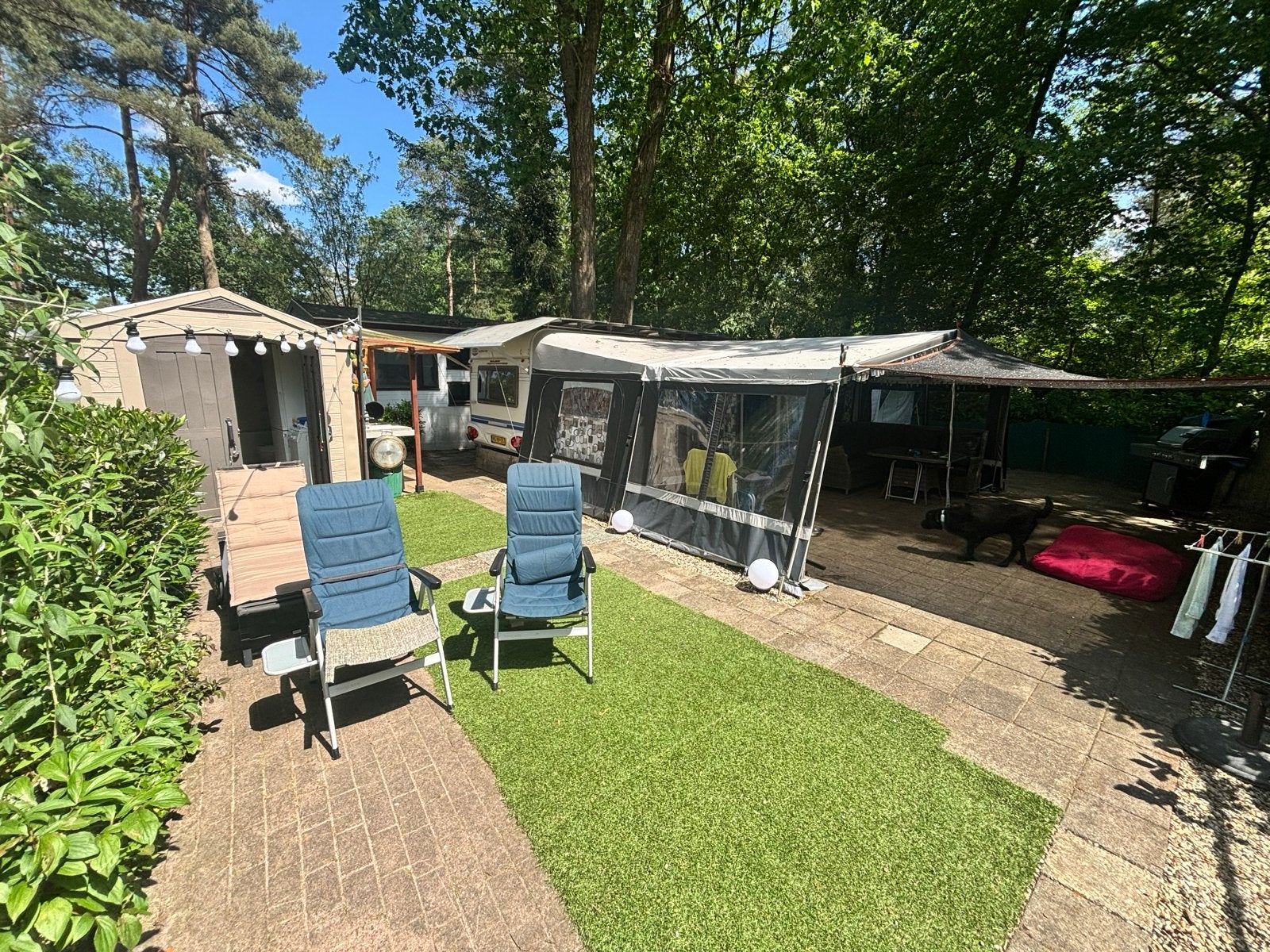 Hobby540ULeasy exellent op seizoensplaats helemaal compleet, Schokbreker, Rondzit, Hobby, Particulier