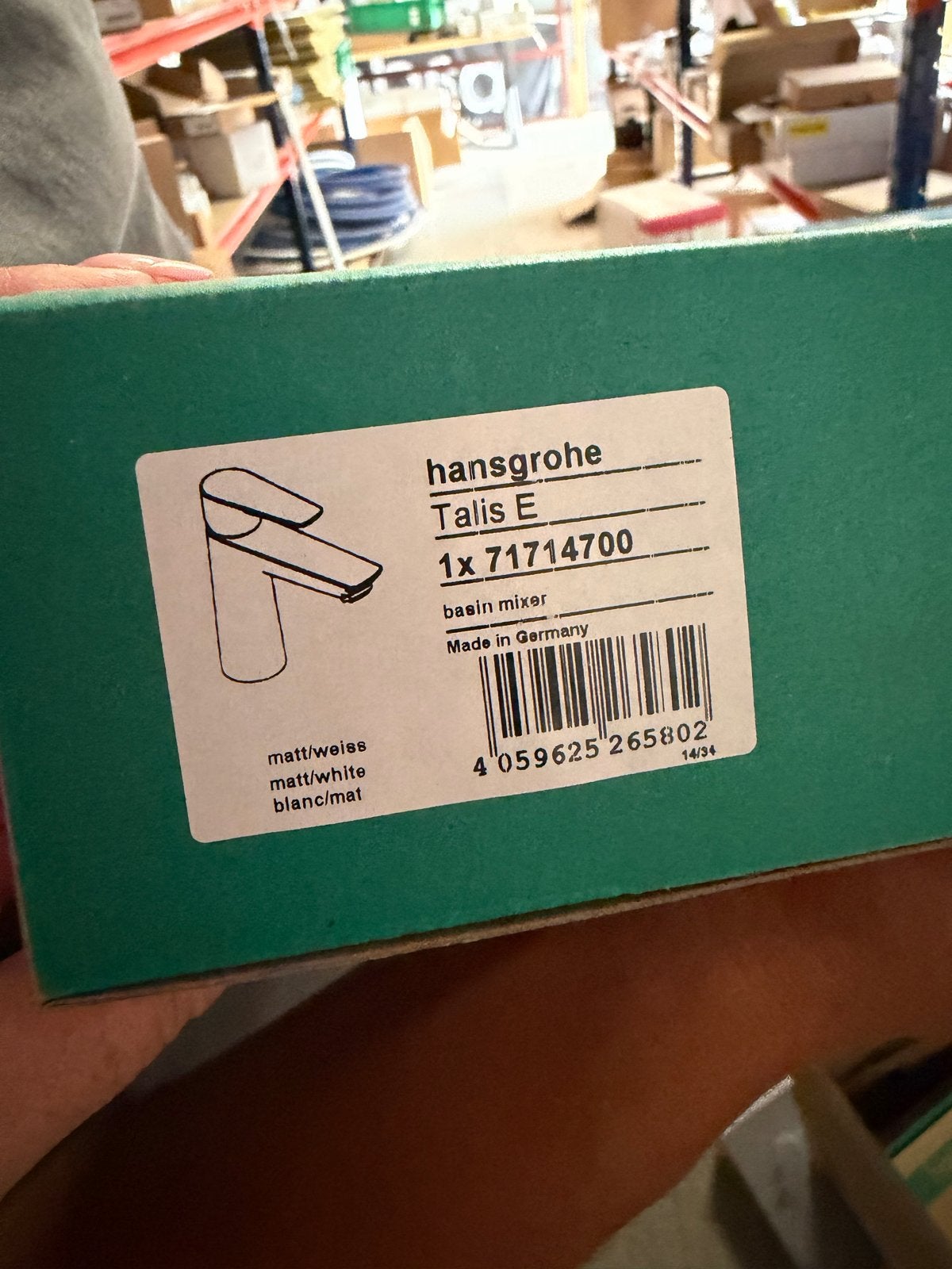 Hansgrohe Talis E Wastafelkraan - Nieuw in doos, Ophalen, Nieuw, Kraan