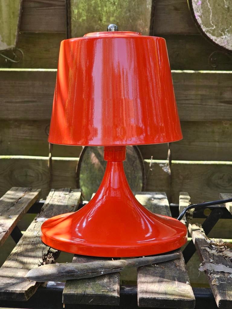Oranje Lamp, Ophalen of Verzenden, Metaal, Minder dan 50 cm