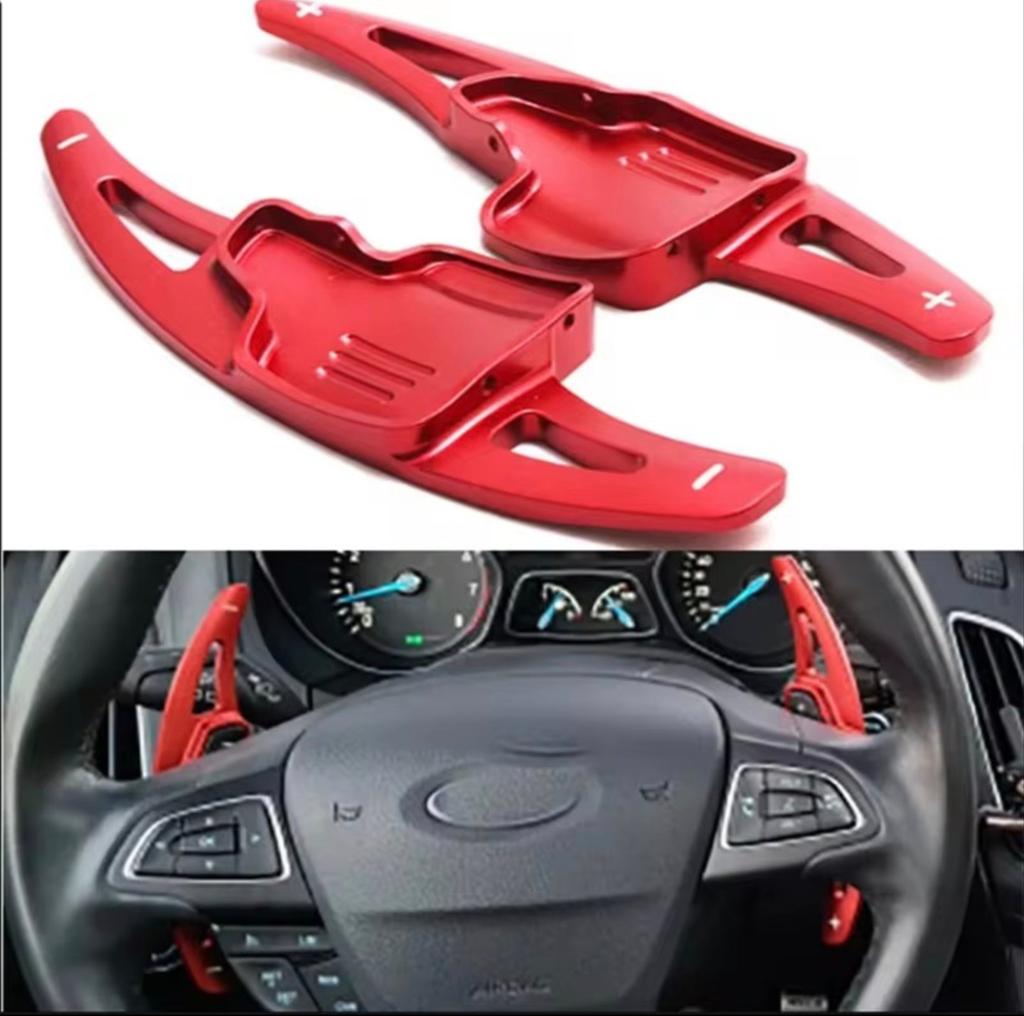 Aluminium schakelflippers Ford Kuga Ecosport rood, Ophalen of Verzenden