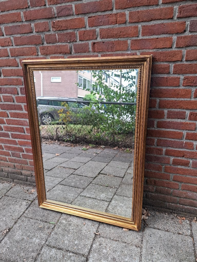 Vintage Deknudt Rechthoekige spiegel 80x110, Huis en Inrichting, Ophalen, Gebruikt, 100 tot 150 cm, 75 tot 100 cm