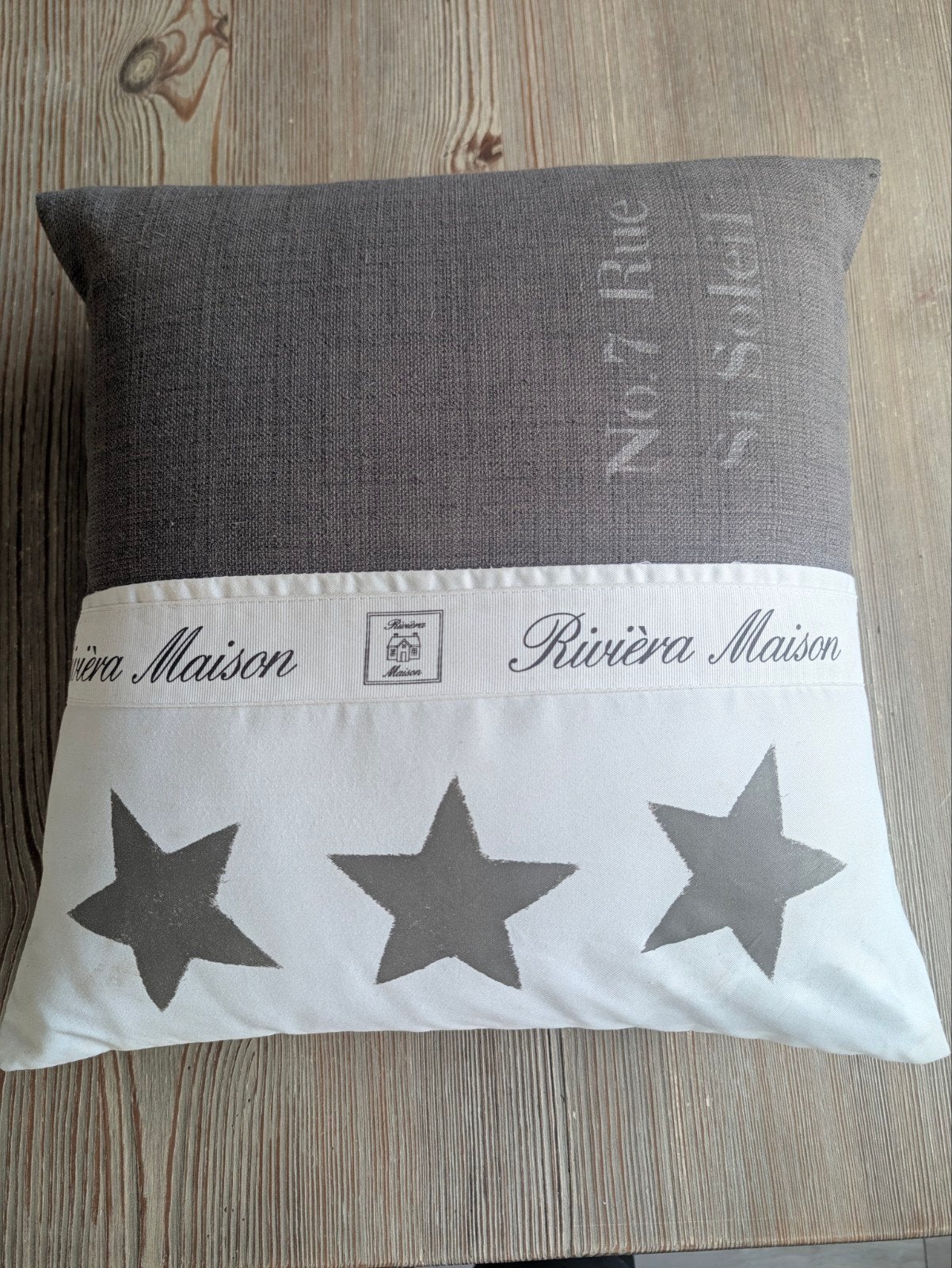 Riviera Maison sierkussen 37x37 cm, Riviera Maison, Vierkant, Ophalen of Verzenden, Sierkussen
