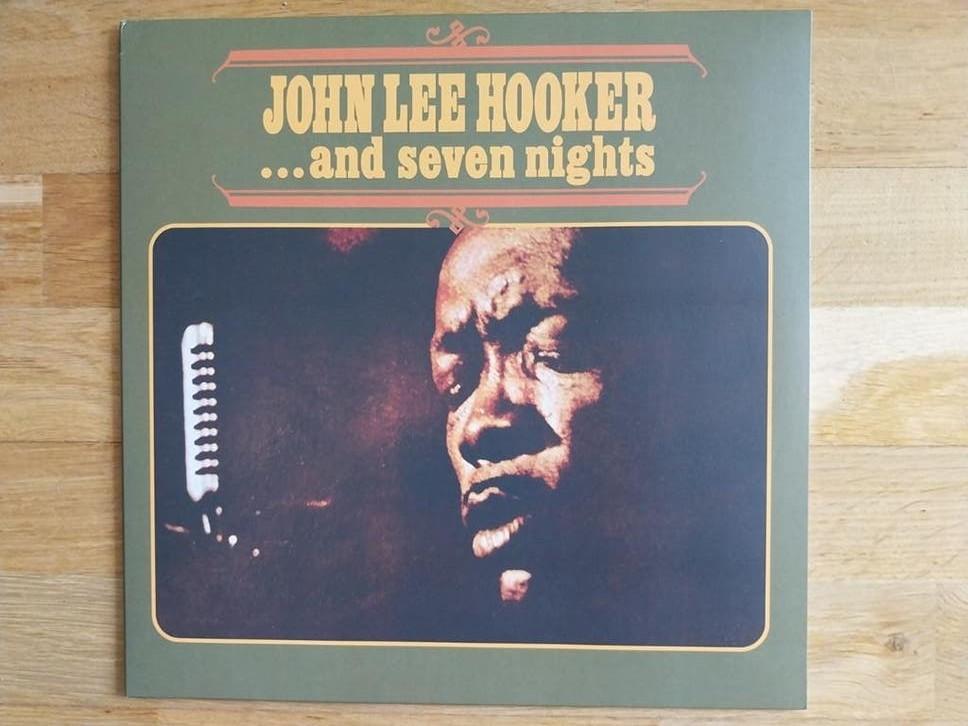 Lp - JOHN LEE HOOKER- ...and seven nights, Ophalen of Verzenden, Zo goed als nieuw, Blues