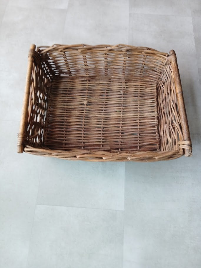 Twee rieten manden € 30, Ophalen, Gebruikt, Mand, Riet