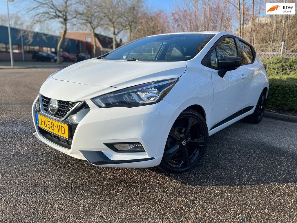 Nissan Micra 1.0 IG-T N-Sport I Alcantara Leer I Apple Carpl, Auto's, Nissan, Bedrijf, Te koop, Micra, ABS, Achteruitrijcamera