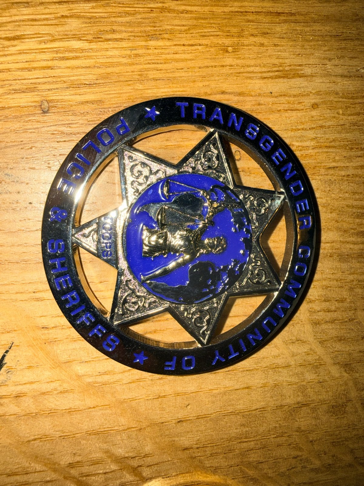 Transgender Community Politie & Sheriffs Munt LHBT USA, Ophalen of Verzenden, Zo goed als nieuw
