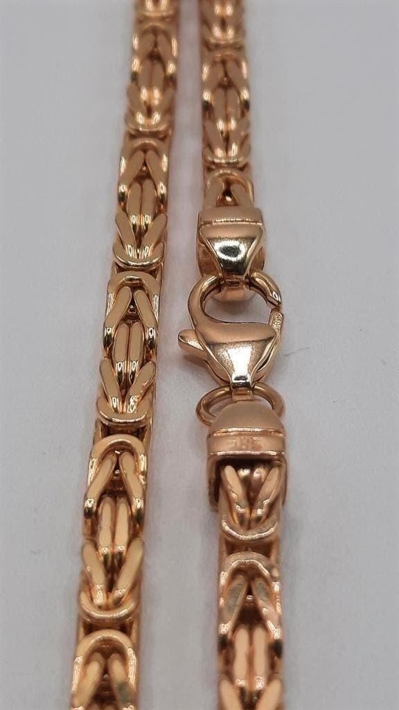 gouden Koningsketting 14kt, Sieraden, Tassen en Uiterlijk, Kettingen, Www.bredajuwelier.nl, Nieuw, Ophalen of Verzenden, Www.bredajuwelier.nl