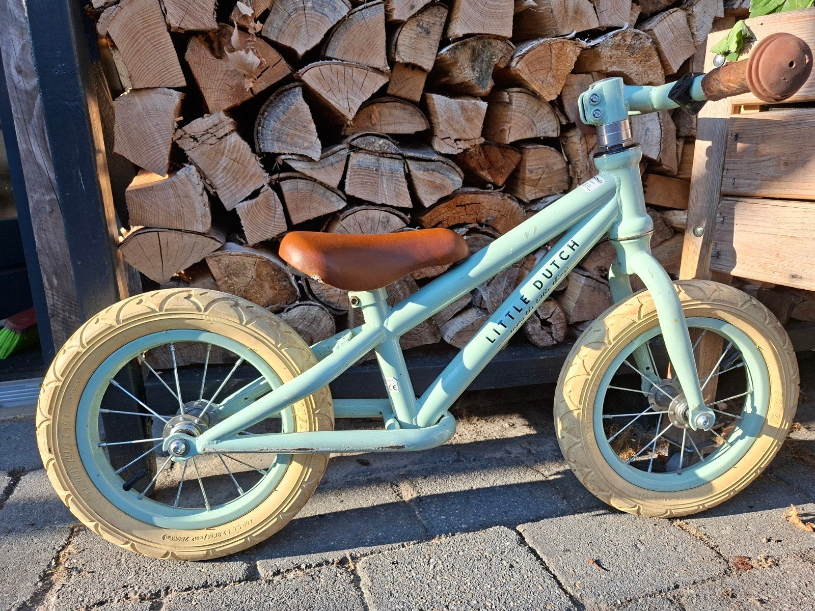 Little Dutch loopfiets - Mintgroen, Ophalen of Verzenden, Gebruikt, Minder dan 16 inch, Little Dutch