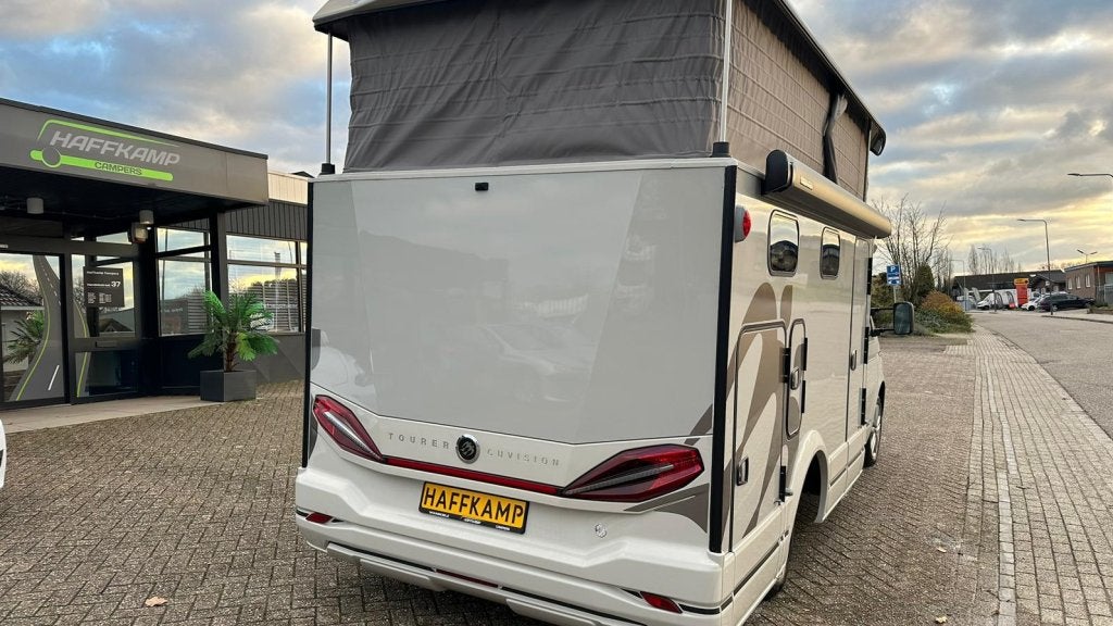Knaus Tourer CUVision 500 MQ Vansation met garage!, Caravans en Kamperen, Automaat, Tot en met 2, Diesel, Particulier
