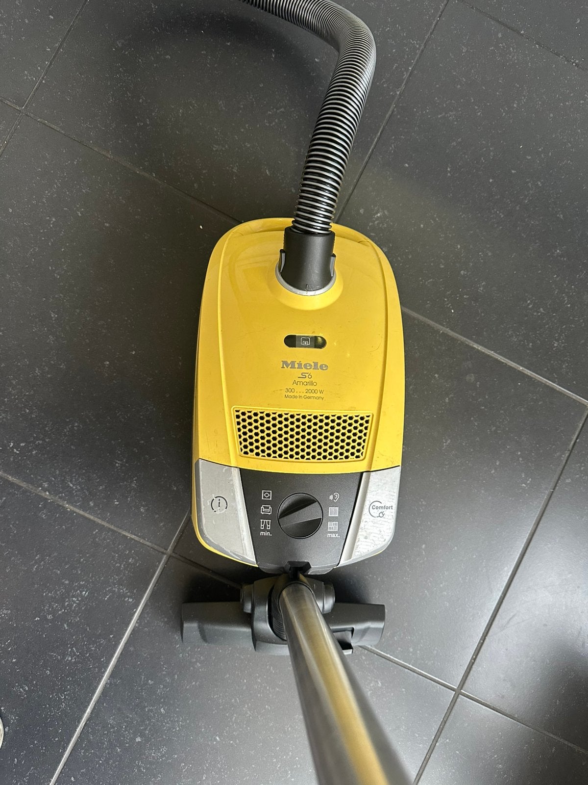 Miele S6 Amarillo 2000 watt, Witgoed en Apparatuur, Stofzuigers, Ophalen of Verzenden, Gebruikt, 1600 tot 2000 watt