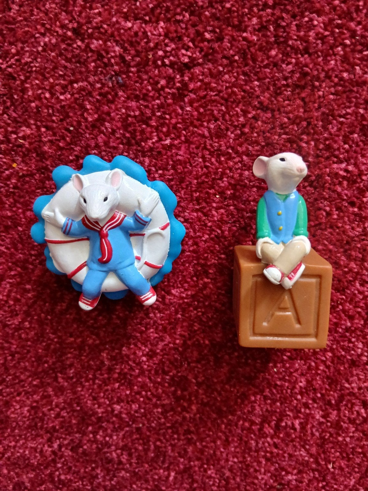Stuart Little figuurtjes - 2 stuks, Ophalen of Verzenden, Gebruikt