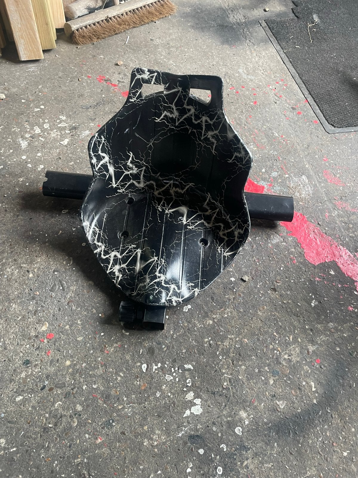 Drift Trike Stoeltje - Zwart met Bliksem Patroon, Ophalen of Verzenden, Gebruikt