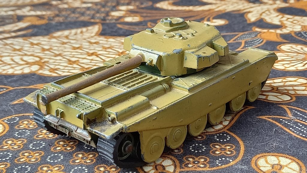 Centurion tank oud militaria model Dinky Toys 651 13,5 cm., Ophalen of Verzenden