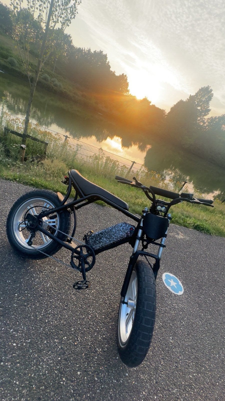 Custom V8 fatbike ook te ruil tegen H9 custom of Ridsstar, Ophalen, Gebruikt, 30 tot 50 km per accu, Overige merken