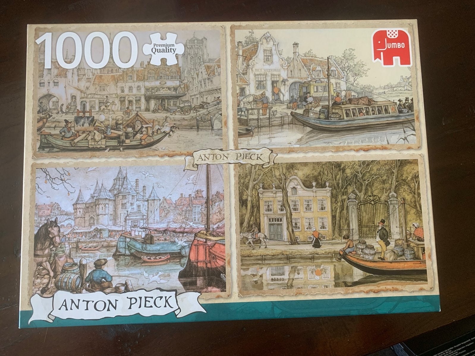 Anton Pieck Legpuzzel 1000 stukjes - Jumbo, Ophalen of Verzenden, 500 t/m 1500 stukjes, Gebruikt, Legpuzzel