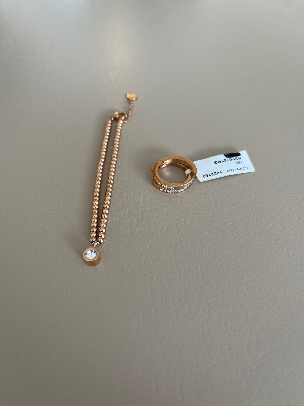 Lucardi Armband en Oorbellen Set - Nieuw en Ongedragen, Sieraden, Tassen en Uiterlijk, Oorbellen, Met kristal, Overige materialen