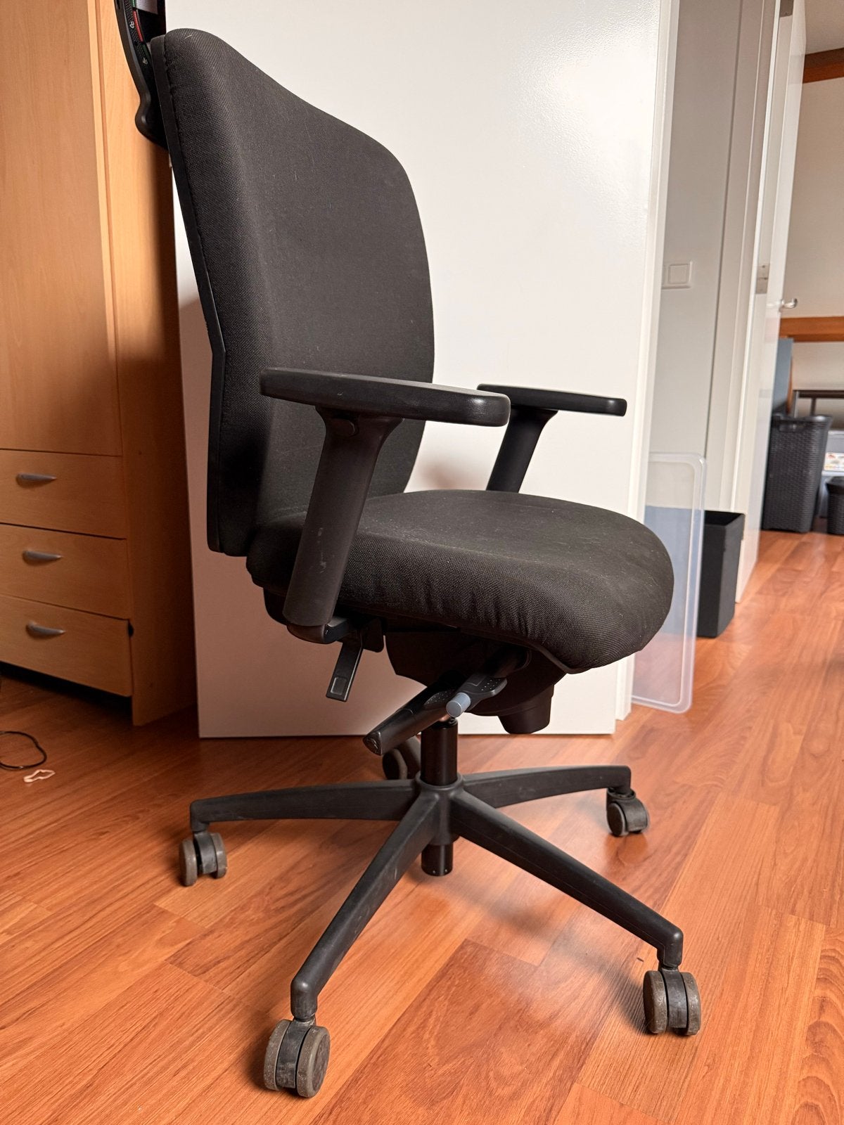 Dauphin Trend!Office Sim-O Bureaustoel - Zwart, Huis en Inrichting, Ophalen, Gebruikt, Zwart, Bureaustoel