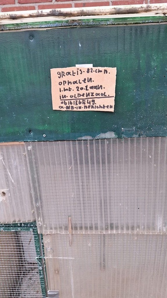 Volliere, Ophalen, Gebruikt, Aluminium, Vogelkooi