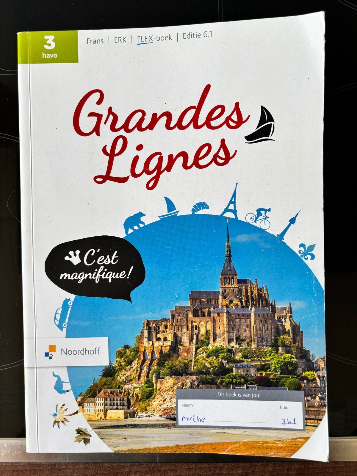 Grandes Lignes Frans HAVO 3 - Editie 6.1, Boeken, Ophalen of Verzenden, Gelezen, HAVO, Frans
