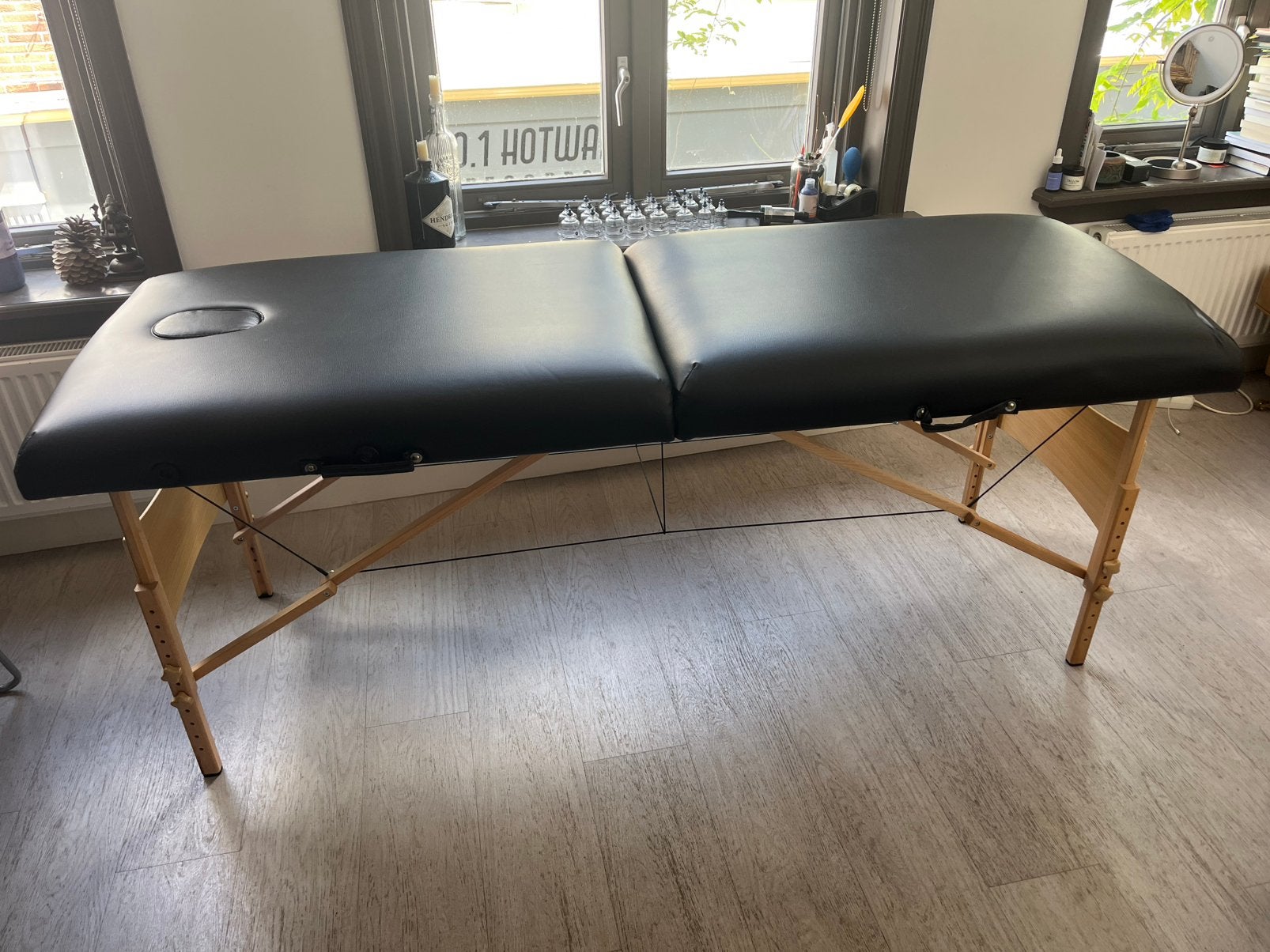 Massagetafel vidaxl lengte 2m18cm breedte 90 cm, Ophalen, Gebruikt, Overige typen