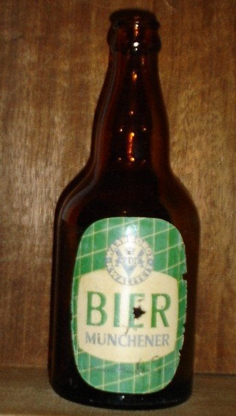 Bavaria Bierfles Végé Leeg Munchener 45cl, Verzamelen, Ophalen of Verzenden, Gebruikt, Flesje(s), Bavaria