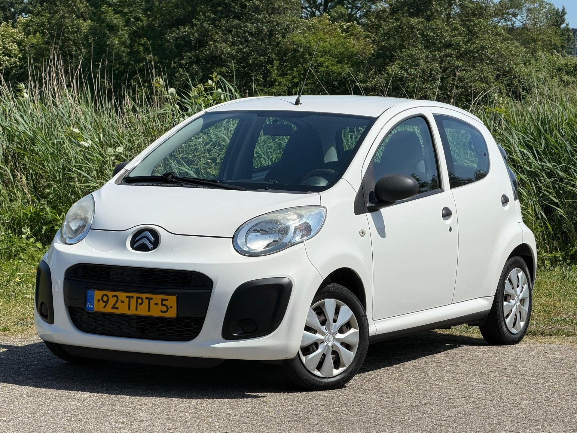 Citroen C1 1.0 Attraction 5-deurs | Blanc Banquise | Airco/A, Voorwielaandrijving, Euro 5, Stof, Gebruikt