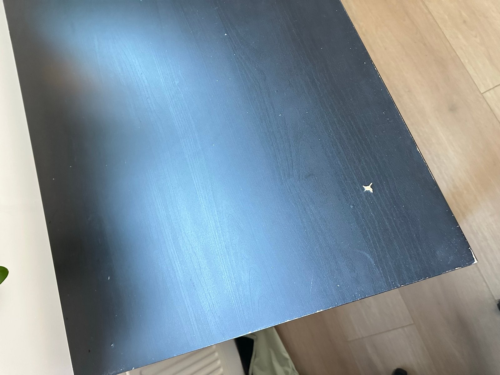 IKEA bureau zwart - Stevig en functioneel, Ophalen, Zwart, Gebruikt, Spaanplaat of MDF