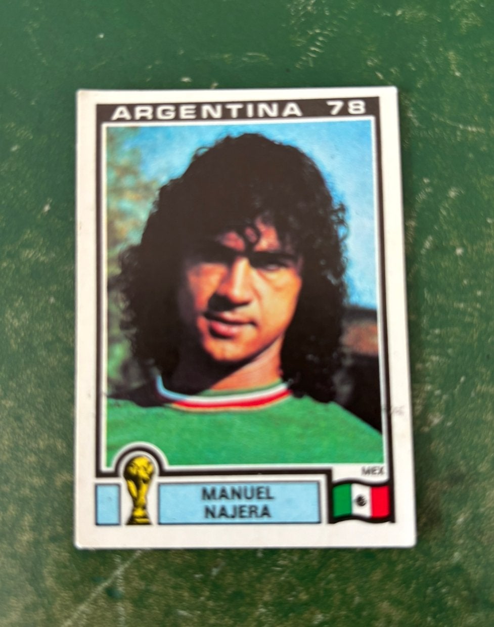 Panini plaatje Manuel Nejera Mexico WK 78, Ophalen of Verzenden