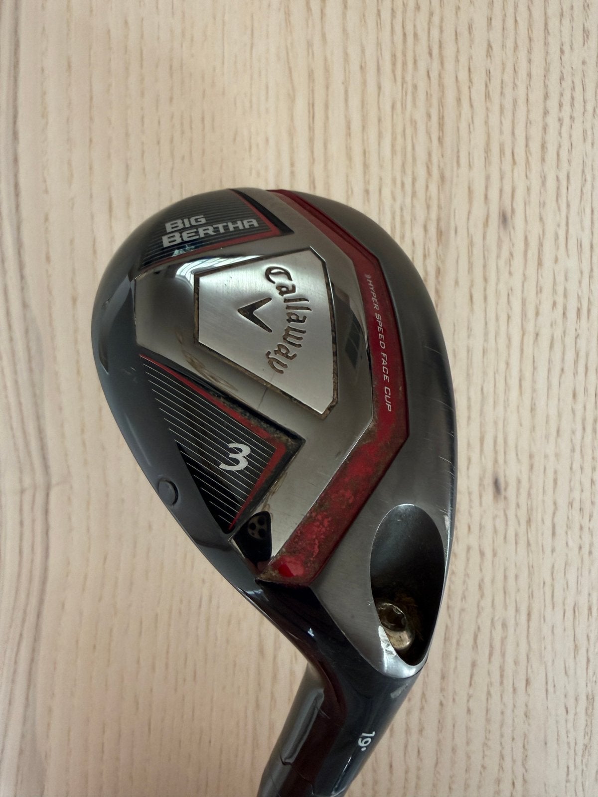 Callaway Big Bertha Hybride 3, Sport en Fitness, Callaway, Ophalen of Verzenden, Zo goed als nieuw, Club