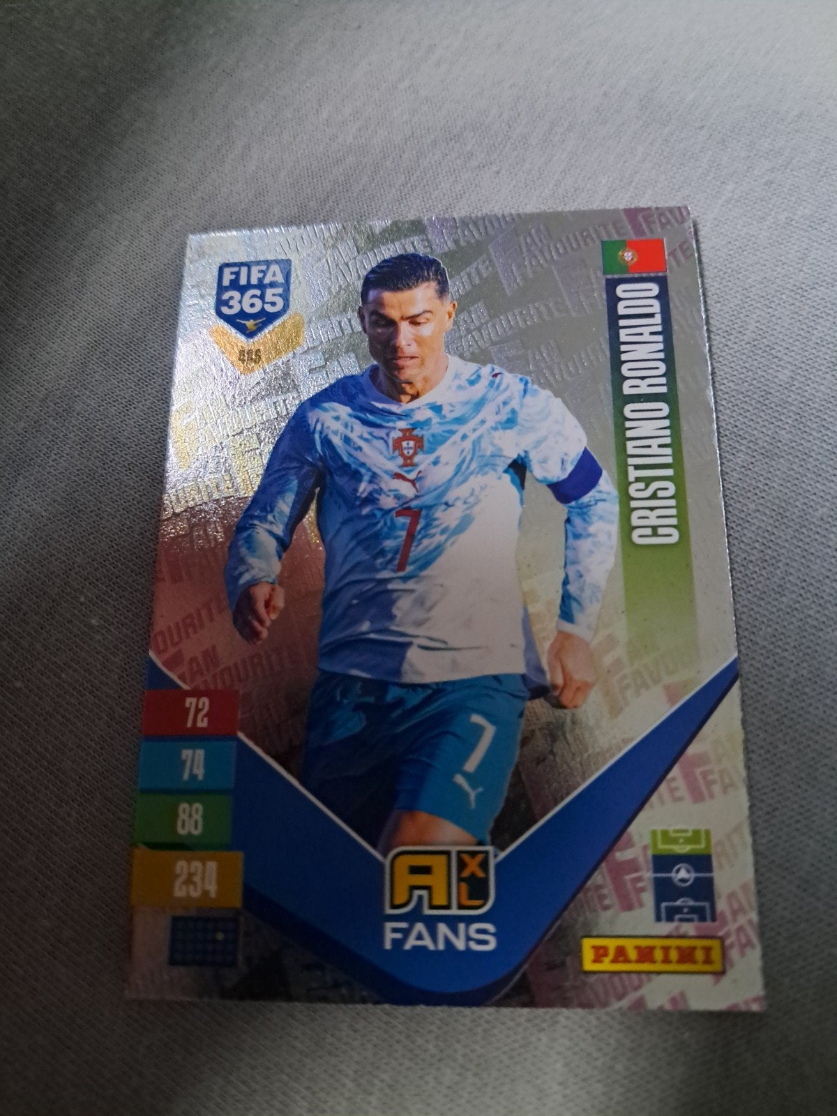 ADRENALYN XL Panini. Cristiano Ronaldo. 445. 2027., Ophalen of Verzenden, Nieuw, Plaatje