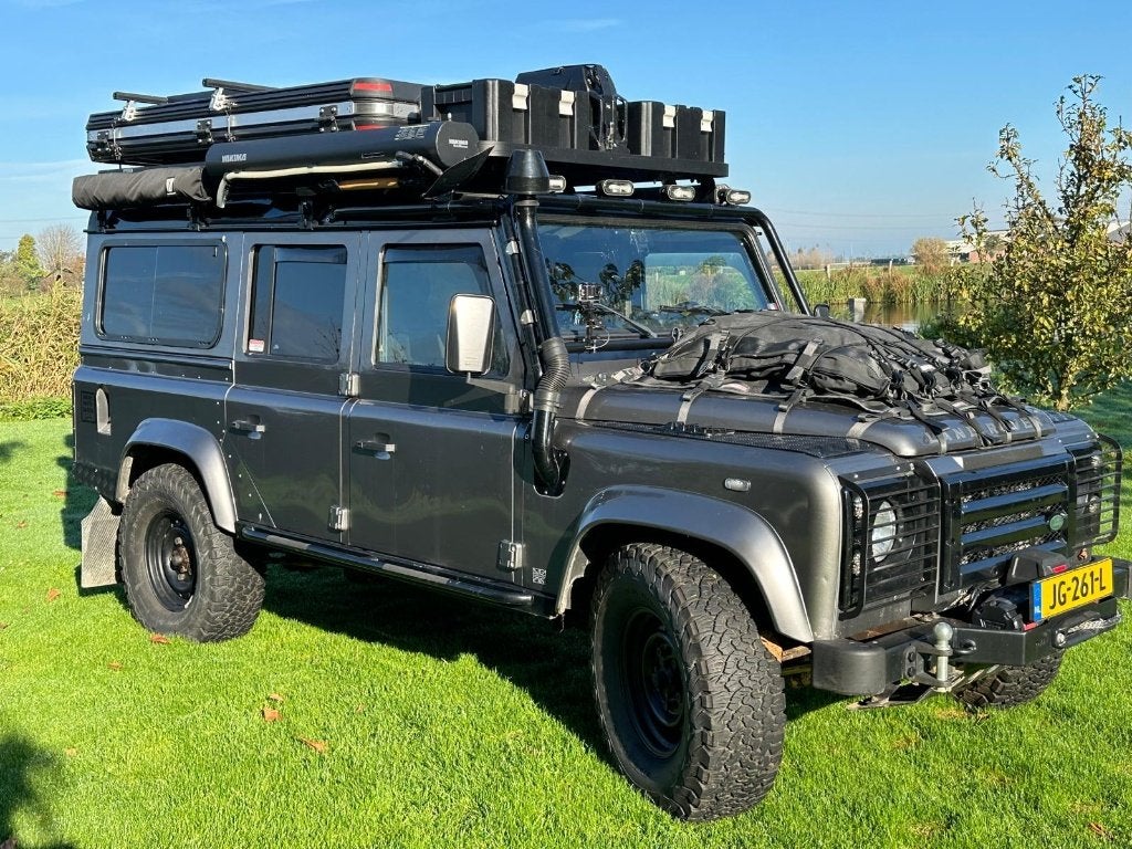 Land Rover Defender 110 SW | Overland Expedition | Off-Grid, Auto's, Dealer onderhouden, Stof, 4 cilinders, 241 €/maand