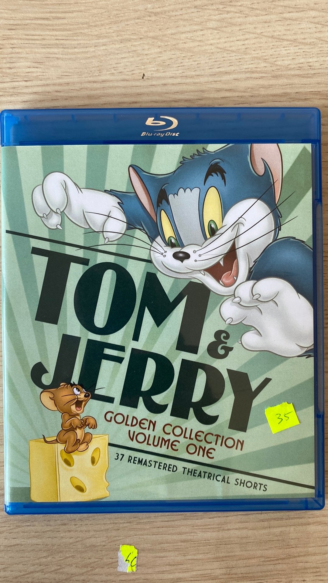 Tom & jerry blu ray golden collection volume 1, Ophalen of Verzenden, Zo goed als nieuw, Tekenfilms en Animatie
