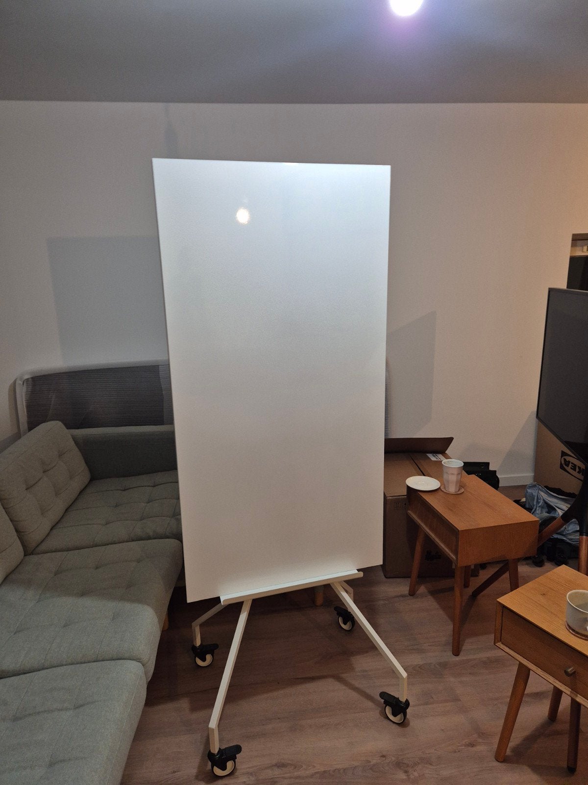 whiteboard op wielen, Ophalen, Mobiel, Gebruikt, Whiteboard